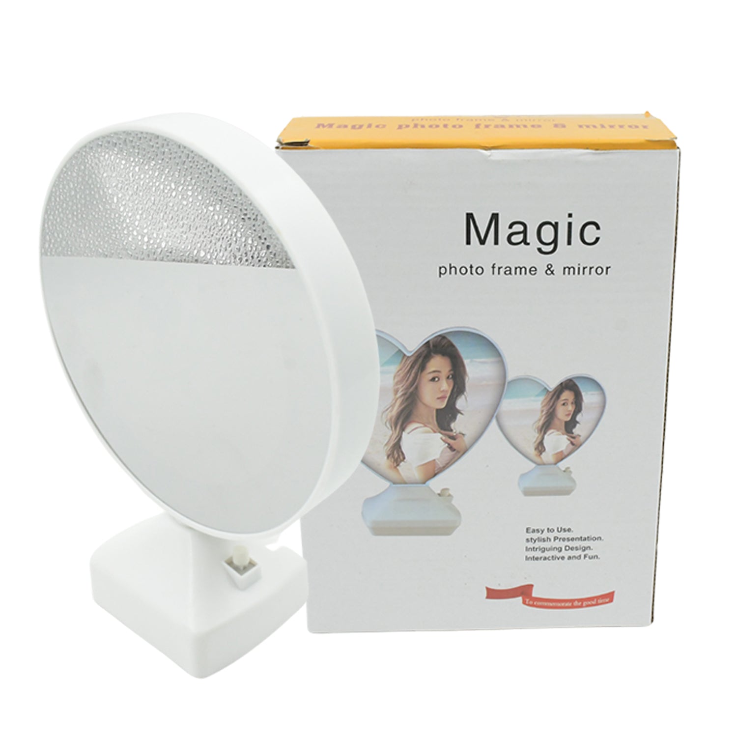 Plastic 2 in 1 Mirror Come Photo Frame with Led Light Plastic 2 in 1 Mirror Come Photo Frame with Led Light